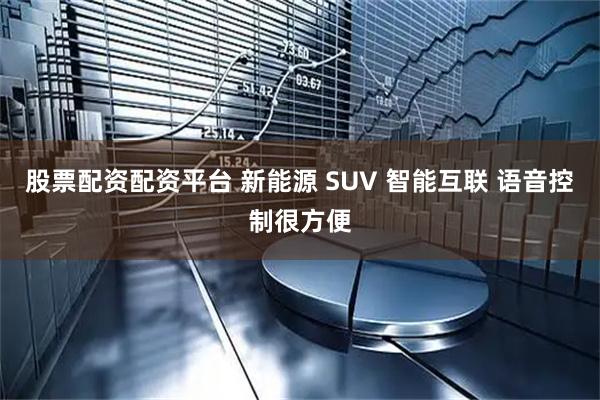 股票配资配资平台 新能源 SUV 智能互联 语音控制很方便