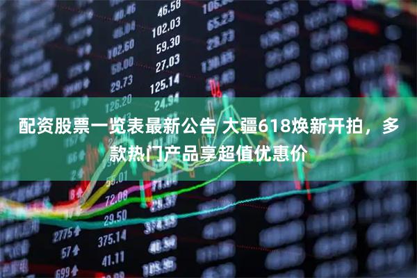 配资股票一览表最新公告 大疆618焕新开拍，多款热门产品享超值优惠价
